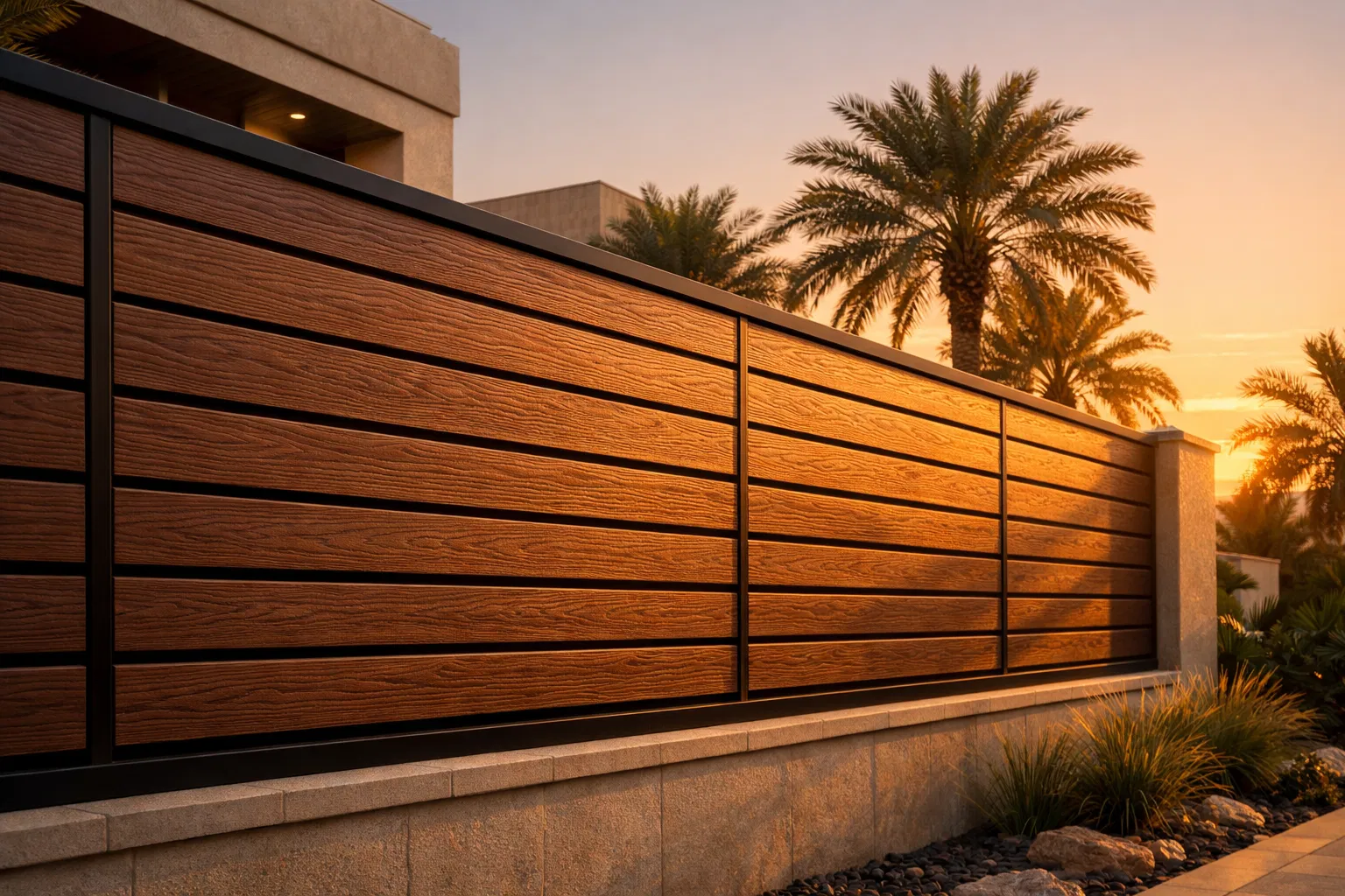 سواتر خشب بلاستيكي (WPC) شرائح - منتج من شبوك المملكة