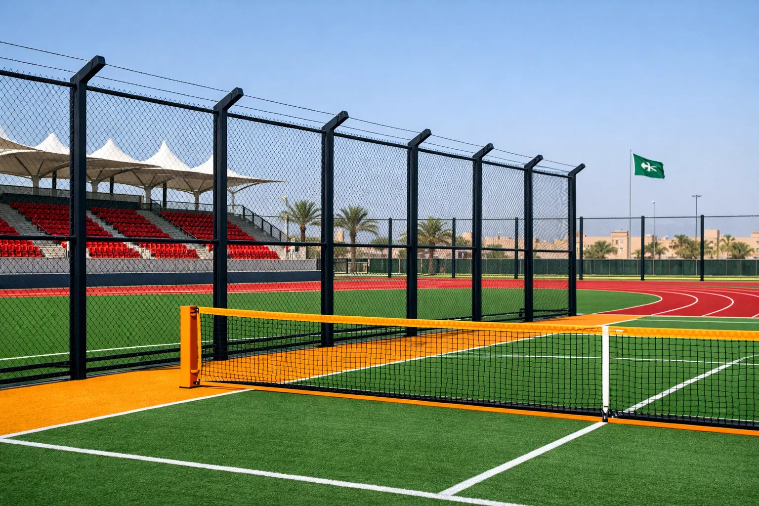 تجهيز وتركيب شبوك الملاعب الرياضية بجميع أنواعها في السعودية